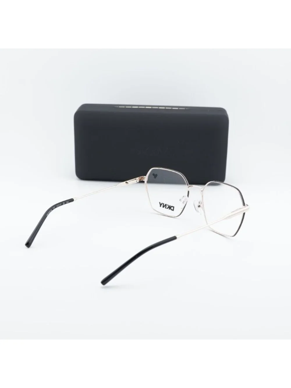 DKNY DK1033N 717 Eyeglasses - Gold 51mm Geometric Frame